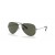 Ray-Ban RB3025 Aviator Classic XL (58 - 14) / Green lenses and Grey frame Sunglasses
