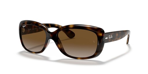 Ray-Ban RB4101 Jackie Ohh M (58 - 17) / Marrom e lentes de Tartaruga armação Óculos de sol
