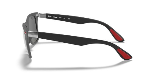 Ray-Ban RB4195M Scuderia Ferrari Coleção L (52 - 20) / Prata e lentes Cinza armação Óculos de sol