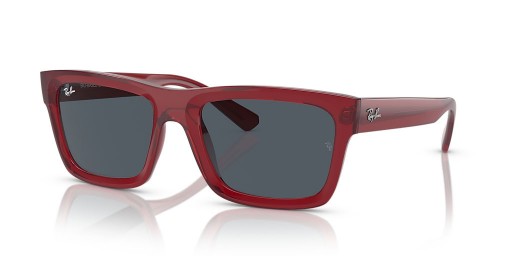 Ray-Ban RB4396 Warren Bio-Baseados M (54 - 20) / lentes Cinza e Vermelho armação Óculos de sol