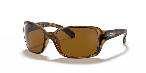 Ray-Ban RB4068 M (60 - 17) / Marrom e lentes de Tartaruga armação Óculos de sol