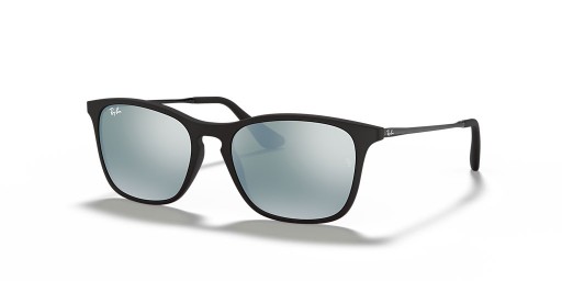 Ray-Ban RB9061SF Chris L Crianças (52 - 14) / lentes Cinza e Preto armação Óculos de sol