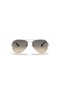 Ray-Ban RB3025 Aviator Gradiente XL (58 - 14) / lentes Cinza e Prata armação Óculos de sol