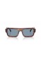 Ray-Ban RB4454 Lukas Bio-Baseados XL (56 - 20) / lentes Azuis e Marrom, armação Óculos de sol