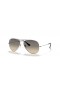 Ray-Ban RB3025 Aviator Gradiente XL (58 - 14) / lentes Cinza e Prata armação Óculos de sol