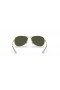 Ray-Ban RB3362 Cabine XL (59 - 14) / Verde lentes e moldura de Ouro Óculos de sol