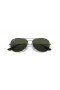 Ray-Ban RB3362 Cabine XL (59 - 14) / Verde lentes e moldura de Prata Óculos de sol