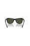 Ray-Ban RB2140 Wayfarer Originais Clássico XXL (54 - 18) / Verde lentes e Preto armação Óculos de sol