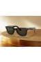 Ray-Ban RB2140 Wayfarer Originais Clássico XXL (54 - 18) / Verde lentes e Preto armação Óculos de sol