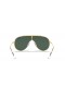 Ray-Ban RB3597 Asas XL (0 - 133) / Verde lentes e moldura de Ouro Óculos de sol