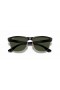 Ray-Ban RB4175 Clubmaster de grandes dimensões L (57 - 16) / Verde lentes e Preto armação Óculos de sol