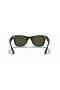 Ray-Ban RB4340 Wayfarer Facilidade M (50 - 22) / Verde lentes e Preto armação Óculos de sol