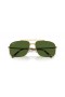 Ray-Ban RB3796 XXL (62 - 15) / Verde lentes e moldura de Ouro Óculos de sol