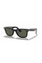 Ray-Ban RB2140 Wayfarer Originais Clássico XXL (54 - 18) / Verde lentes e Preto armação Óculos de sol