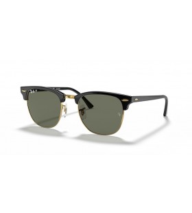 Ray-Ban RB3016 Clubmaster ClÃ¡ssico L (51 - 21) / Verde lentes e Preto armaÃ§Ã£o Ã“culos de sol