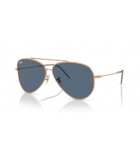 Ray-Ban RBR0101S Aviador Inversa XXL (62 - 11) / lentes Azuis e cor-de-Rosa armaÃ§Ã£o Ã“culos de sol