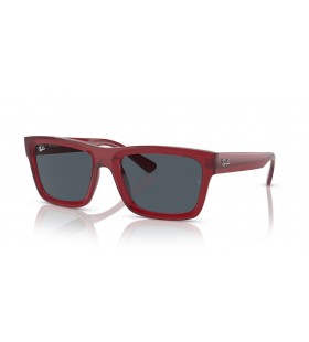 Ray-Ban RB4396 Warren Bio-Baseados M (54 - 20) / lentes Cinza e Vermelho armação Óculos de sol