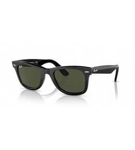 Ray-Ban RB2140 Wayfarer Original Bio-Base de L (50 - 22) / Verde lentes e Preto armaÃ§Ã£o Ã“culos de sol