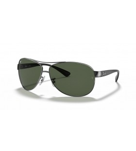 Ray-Ban RB3386 L (63 - 13) / Verde lentes e moldura de Prata Óculos de sol