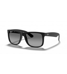 Ray-Ban RB4165F Justin ClÃ¡ssico M (55 - 17) / lentes Cinza e Preto armaÃ§Ã£o Ã“culos de sol