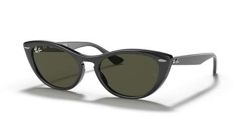 A Ray-Ban RB4314N Nina M (54 - 18) / Zöld lencse, Fekete keret Napszemüveg