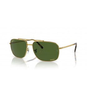 A Ray-Ban RB3796 XXL (62 - 15) / Zöld lencsékkel, Arany keret Napszemüveg