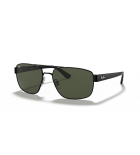 A Ray-Ban RB3663 XL (60 - 17) / Zöld lencse, Fekete keret Napszemüveg