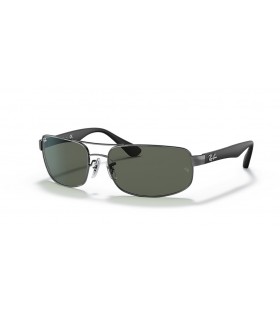 A Ray-Ban RB3445 M-es (61 - 17) / Zöld lencse, Ezüst keret Napszemüveg