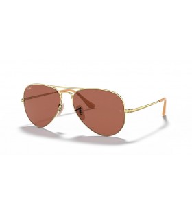 A Ray-Ban RB3689 PilÃ³ta FÃ©m II-M (55 - 14) / Ibolya lencsÃ©k, Arany keret NapszemÃ¼veg