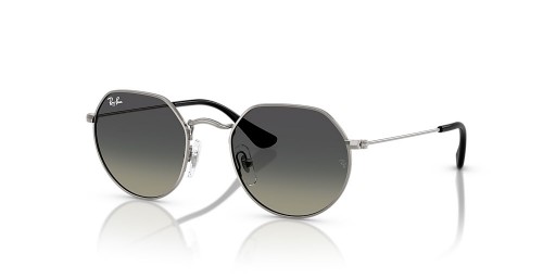 Ray-Ban RB9565S Jack Páistí M (47 - 19) / Liath lionsaí agus Óir fráma Sunglasses