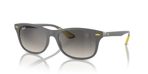 Ray-Ban RB4607M Scuderia Ferrari Bailiúchán L (55 - 17) / lionsaí Liath agus Liath fráma Sunglasses