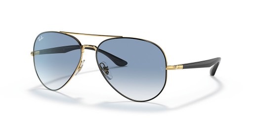 Ray-Ban RB3675 XL (58 - 14) / lionsaí Gorm agus Dubh fráma Sunglasses