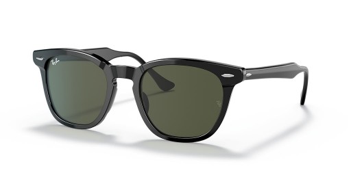 Ray-Ban RB2298 Hawkeye M (52 - 21) / Glas lionsaí agus Dubh fráma Sunglasses
