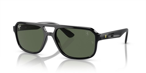 Ray-Ban RB4414M Scuderia Ferrari Bailiúchán L (58 - 17) / Glas lionsaí agus Dubh fráma Sunglasses