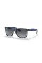 Ray-Ban RB4165 Justin Clasaiceach S (54 - 16) / lionsaí Liath agus Gorm fráma Sunglasses
