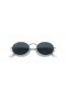 Ray-Ban RB3547 Oval Miotal M (51 - 21) / lionsaí Gorm agus Silver fráma Sunglasses