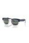 Ray-Ban RB0298S Mega Hawkeye Chromance L (53 - 21) / lionsaí Trédhearcach agus Gorm fráma Sunglasses