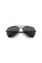Ray-Ban RB3625 Nua the Aviator L (58 - 14) / lionsaí Liath agus Dubh fráma Sunglasses