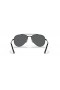 Ray-Ban RB3625 Nua the Aviator L (58 - 14) / lionsaí Liath agus Dubh fráma Sunglasses