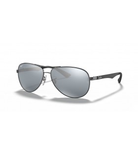 Ray-Ban RB8313 Snáithín Carbóin XL (61 - 13) / Silver lionsaí agus Óir fráma Sunglasses