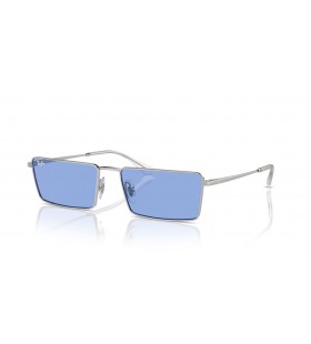 Ray-Ban RB3741 Ioma Bith-Bhunaithe L (56 - 17) / lionsaÃ­ Gorm agus Silver frÃ¡ma Sunglasses