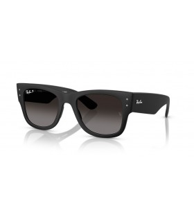 Ray-Ban RB4840S Mega Wayfarer Liteforce M (50 - 21) / lionsaí Liath agus Dubh fráma Sunglasses