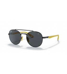 Ray-Ban RB3696M Scuderia Ferrari Bailiúchán S (51 - 20) / lionsaí Liath agus Dubh fráma Sunglasses