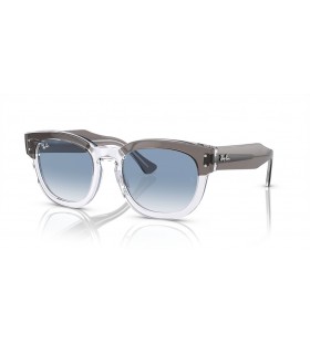 Ray-Ban RB0298S Mega Hawkeye L (53 - 21) / lionsaí Gorm agus Liath fráma Sunglasses