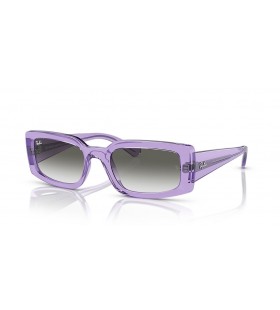 Ray-Ban RB4395F Kiliane Bith-Bhunaithe M (54 - 21) / lionsaí Liath agus Corcra fráma Sunglasses