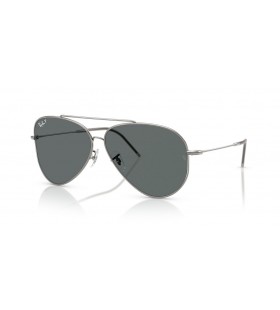 Ray-Ban RBR0101S the Aviator Droim ar ais L (59 - 11) / Liath lionsaÃ­ agus Ã“ir frÃ¡ma Sunglasses