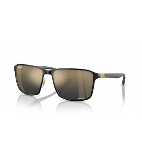 Ray-Ban RB3721CH Chromance XXL (59 - 17) / lionsaí Gorm agus Dubh fráma Sunglasses