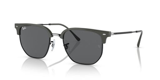 Ray-Ban RB4416 Nuovo Clubmaster XL (53 - 20) / lenti Grigio e Nero frame Occhiali da sole