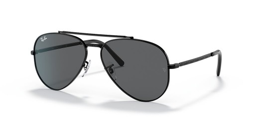 Ray-Ban RB3625 Nuovo Aviator L (58 - 14) / lenti Grigio e Nero frame Occhiali da sole