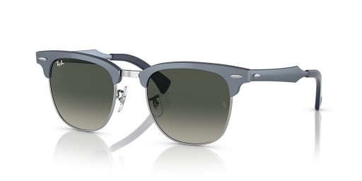 Ray-Ban RB3507 Clubmaster Aluminum L (51 - 21) / lenti Grigio e Blu cornice Occhiali da sole
